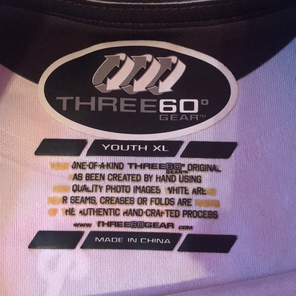 Three 60 Gear Chase Utley Shirt Youth XL - Picture 4 of 7